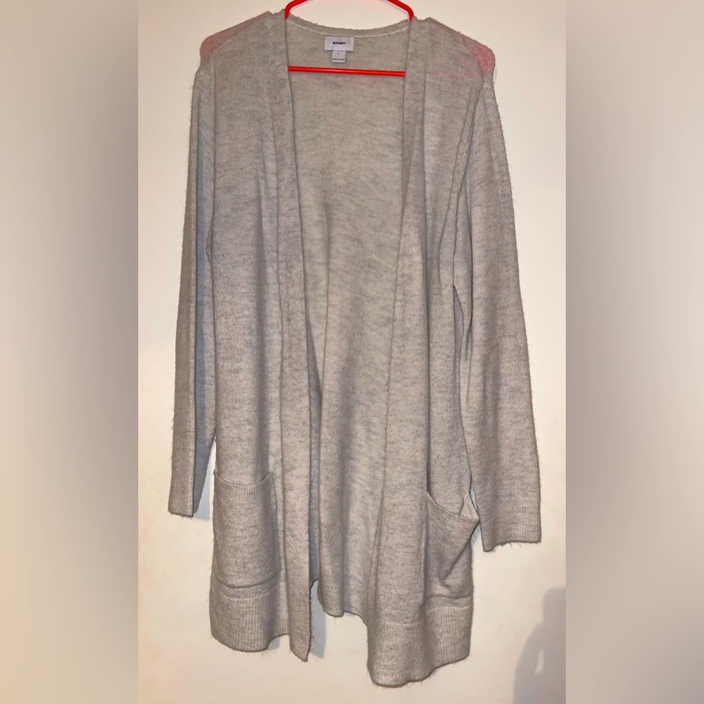Old Navy Grey/Cream Cardigan